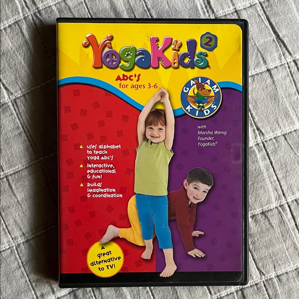GAIAM YogaKids 2 ABC's DVD - good condition